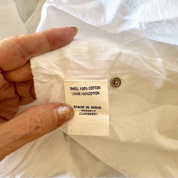 NWOT eShakti Wayward Fancies white tiered maxi dress 2X - Picture 12 of 16